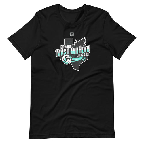 CUSTOMIZABLE Wahoo! Nationals 2024 Unisex t-shirt (CUSTOMIZATION REQUIRED)