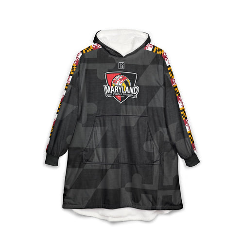 Maryland Volleyball Program Unisex Hooded Blanket