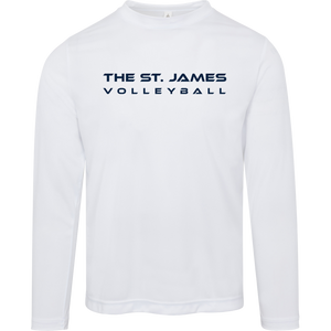 The St. James Volleyball Men's Moisture-Wicking Long Sleeve Tee