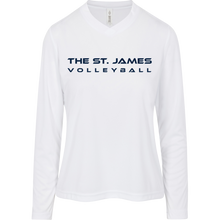 Load image into Gallery viewer, The St. James Volleyball Women&#39;s Moisture-Wicking Long Sleeve Tee