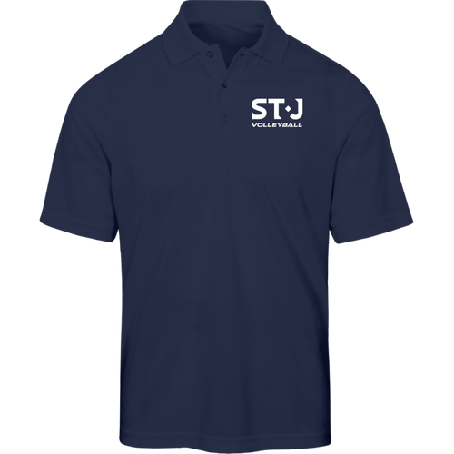 STJ Volleyball Men's Navy Origin Pique Polo