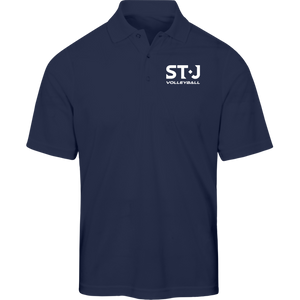 STJ Volleyball Men's Navy Origin Pique Polo