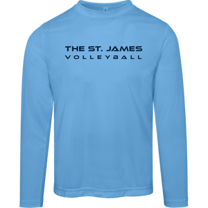 The St. James Volleyball Men's Moisture-Wicking Long Sleeve Tee