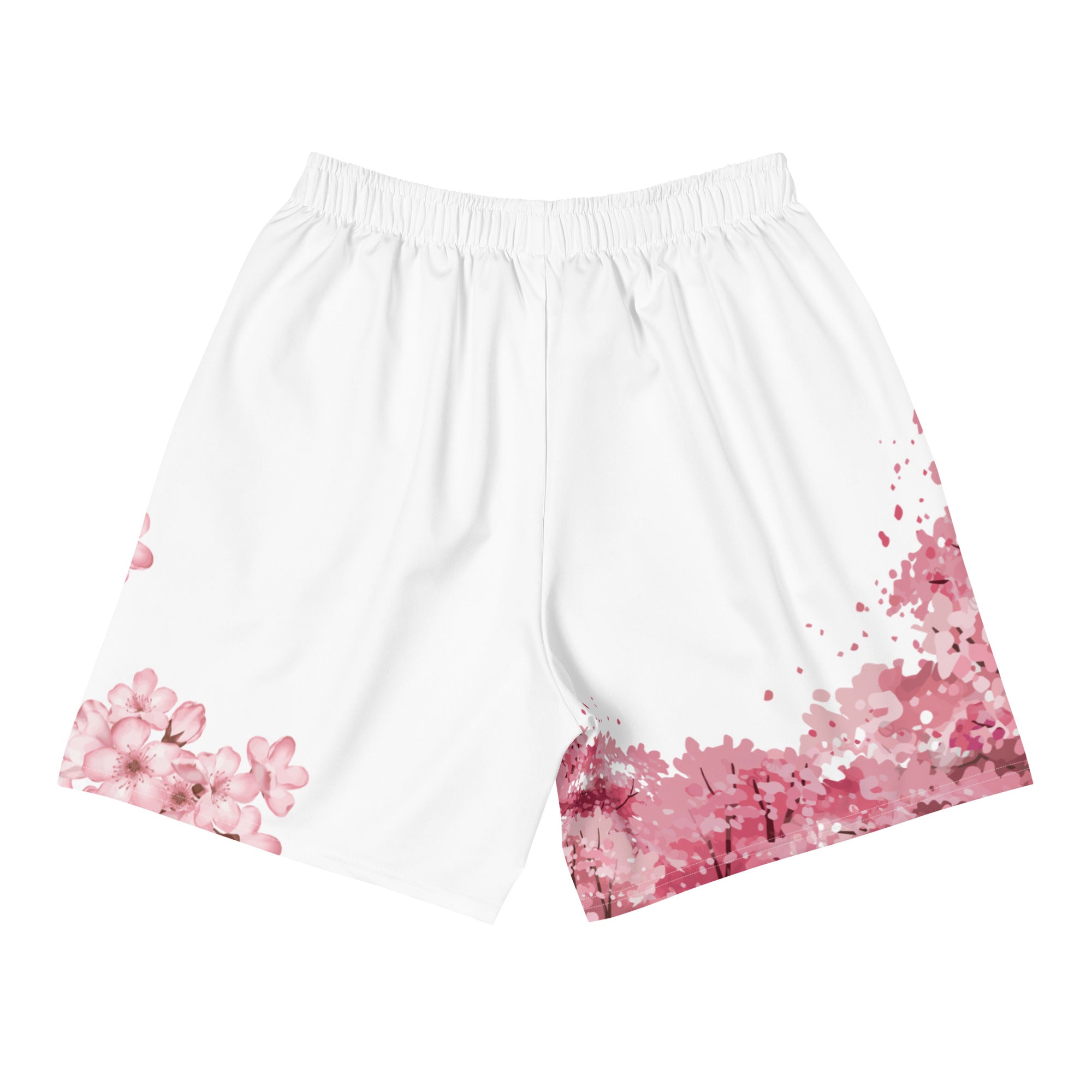 Cherry Blossom Men's Recycled Athletic Shorts