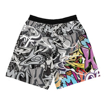 Load image into Gallery viewer, Tagzilla Graffiti Men&#39;s Athletic Shorts