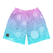Load image into Gallery viewer, Sunset Shimmy Men&#39;s Recycled Athletic Shorts