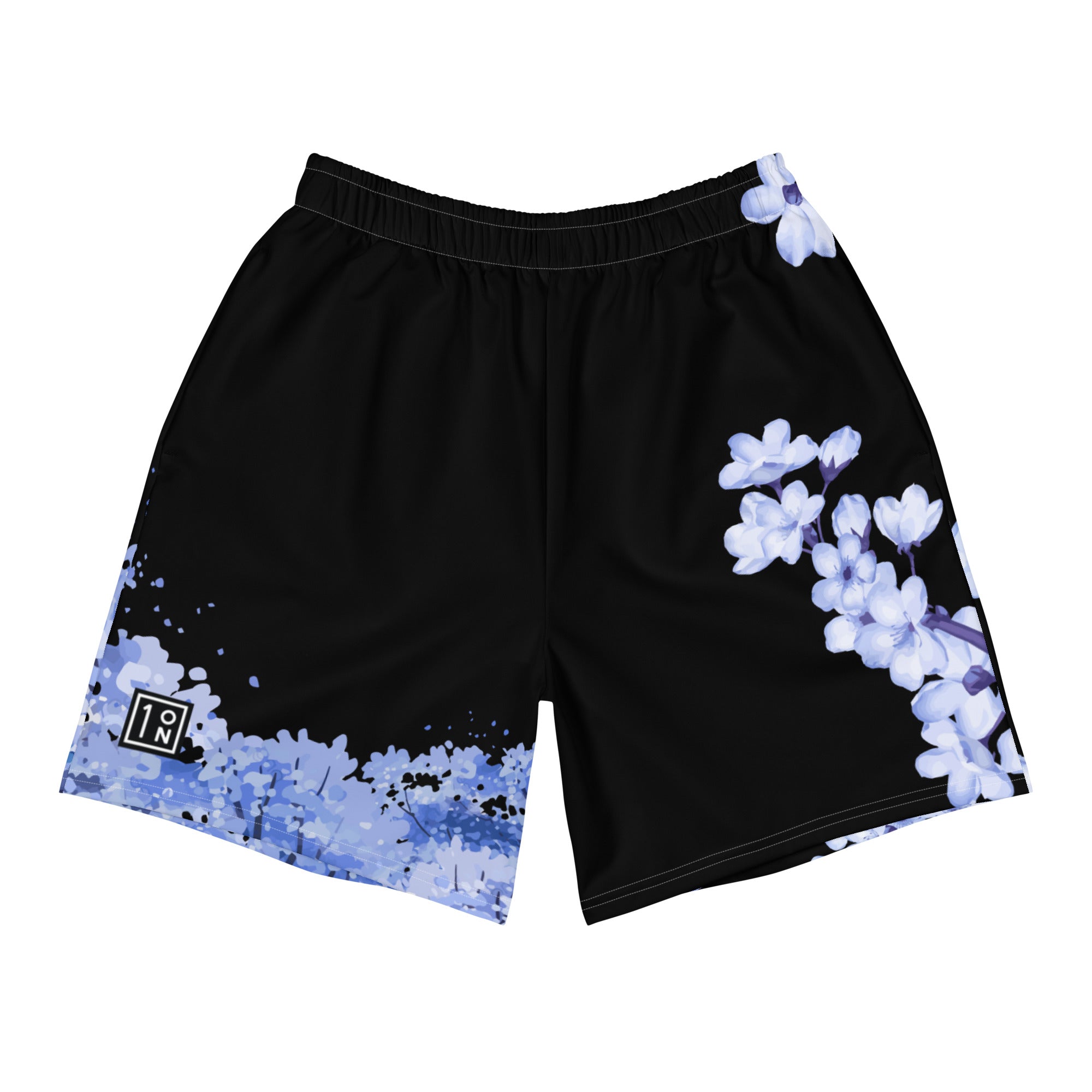 Inverted Cherry Blossom Men's Recycled Athletic Shorts – 1-On-None