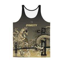 Load image into Gallery viewer, Dynasty Black and Gold Unisex Tank Top