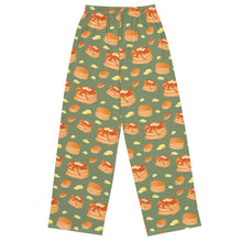 Load image into Gallery viewer, Buttery Pancakes unisex wide-leg Prejama pants