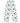 MVSA White and Teal unisex wide-leg lounge Prejama pants