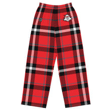 Load image into Gallery viewer, Battle Flannel Pattern unisex wide-leg Prejama lounge pants