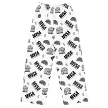 Load image into Gallery viewer, MVSA Black and White unisex wide-leg lounge Prejama pants