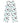 MVSA White and Teal unisex wide-leg lounge Prejama pants
