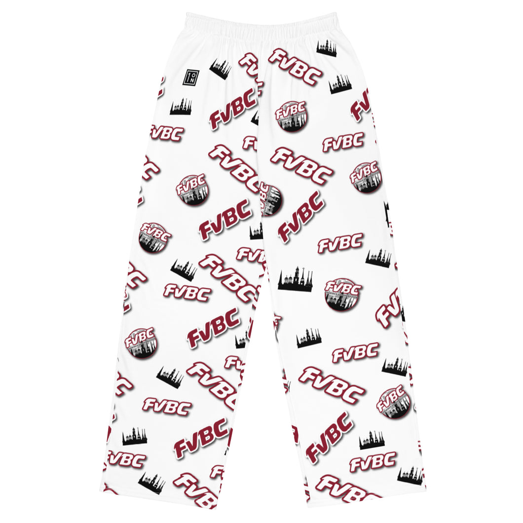 FVBC unisex logo print wide-leg Prejama pants