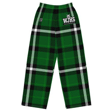 Load image into Gallery viewer, WJHS Volleyball Plaid unisex wide-leg PreJama pants