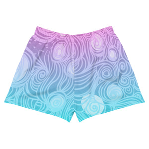Sunset Shimmy Women’s Recycled Athletic Shorts