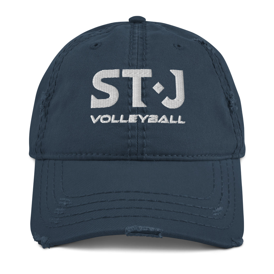 STJ Volleyball Distressed Hat