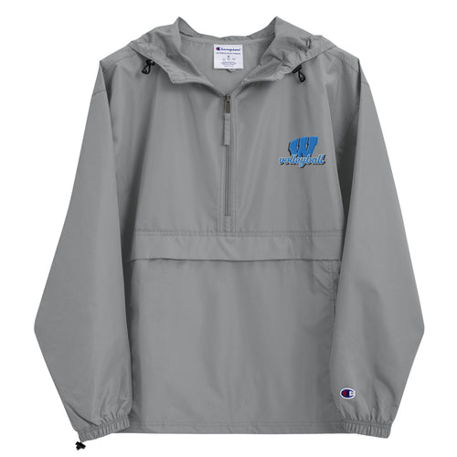 Whitman Volleyball Embroidered Champion Packable Jacket