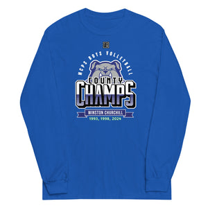 Churchill County Champs 2024 With Roster Men’s Long Sleeve Shirt