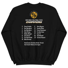 Load image into Gallery viewer, RM 2023 State Champions with Roster Unisex Sweatshirt
