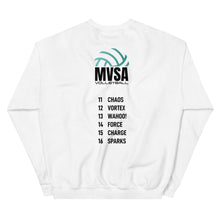 Load image into Gallery viewer, MVSA 2023 Nationals Chicago/Minneapolis with Teams Unisex Sweatshirt