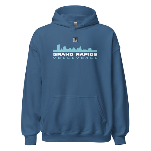 Grand Rapids Volleyball Skyline Unisex Hoodie