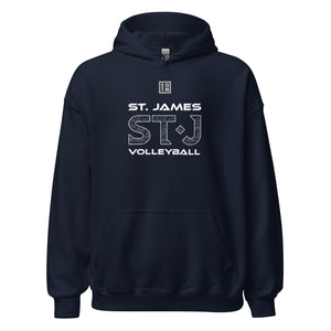 STJ Volleyball Waves Unisex Hoodie