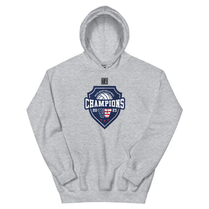 Wootton 2023 County Champions with Team Roster Unisex Hoodie