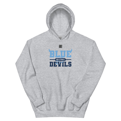 Blue Devils Volleyball Unisex Hoodie