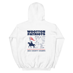 Wootton 2023 County Champions with Team Roster Unisex Hoodie