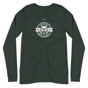 Wildcats Volleyball Emblem Unisex Long Sleeve Tee