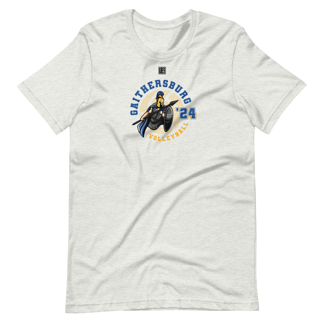 Gaithersburg Volleyball with Trojan Unisex t-shirt