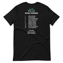 Load image into Gallery viewer, Charge Nationals 2024 WITH TEAM ROSTER Unisex t-shirt