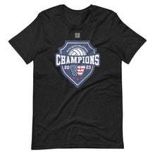 Load image into Gallery viewer, Wootton 2023 County Champions with Team Roster Unisex t-shirt