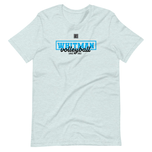 Whitman volleyball Since 1962 Unisex t-shirt