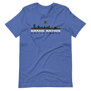 Grand Rapids Volleyball Skyline Unisex t-shirt