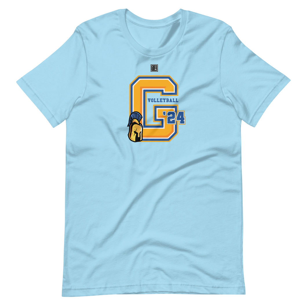 Gaithersburg Volleyball Logo Unisex t-shirt