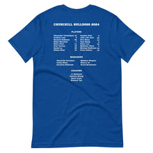 Load image into Gallery viewer, Churchill County Champs 2024 With Roster Unisex t-shirt