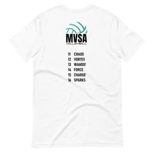 Load image into Gallery viewer, MVSA 2023 Nationals Chicago/Minneapolis with Teams Unisex t-shirt