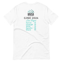 Load image into Gallery viewer, MVSA Nationals 2024 - Welcome to Las Vegas Unisex t-shirt