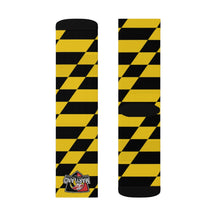 Load image into Gallery viewer, MVP Maryland Flag Sublimation Socks