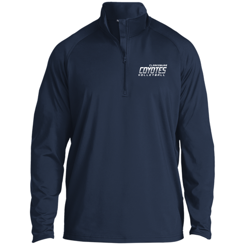 Clarksburg Coyotes Volleyball Men's 1/2 Zip Performance Pullover