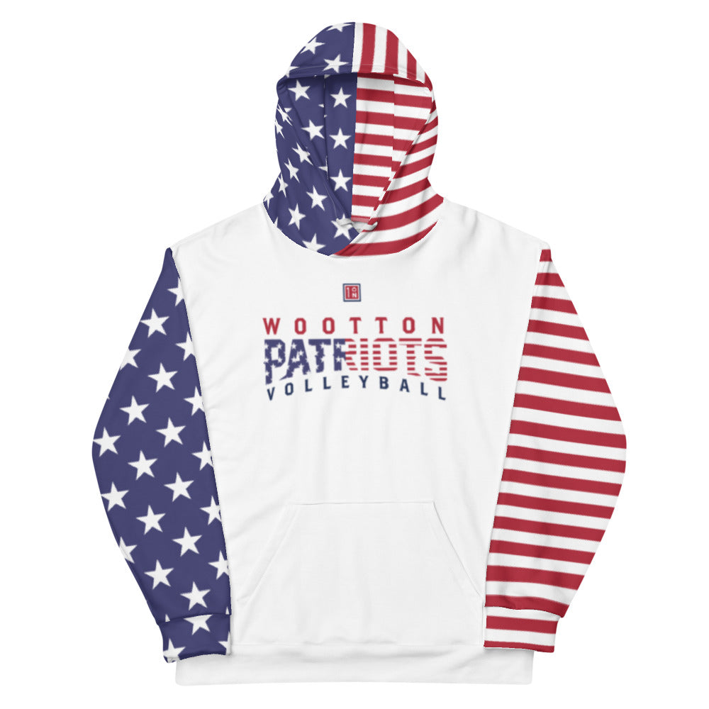 Shop White Patriots Hoodie