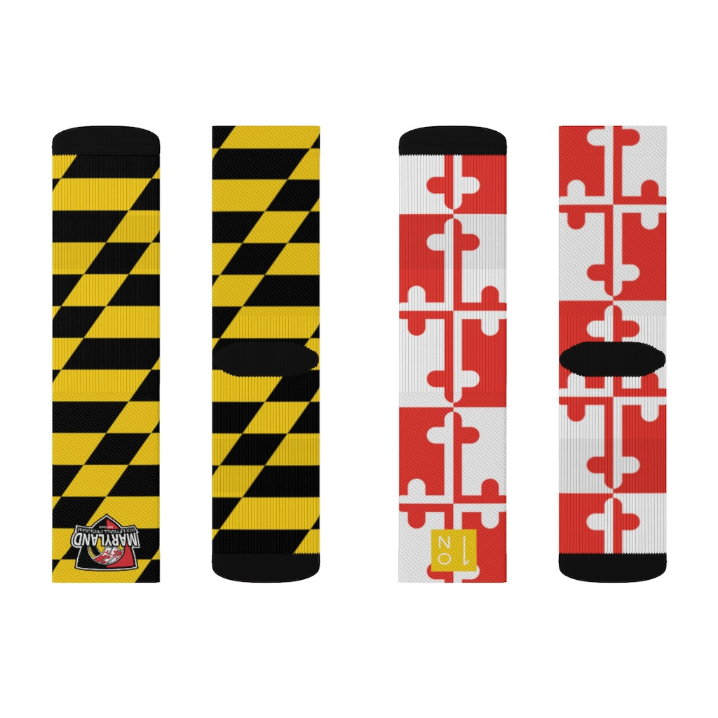 MVP Maryland Flag Sublimation Socks