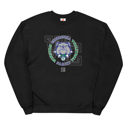 Winston Churchill Volleyball Family Unisex fleece sweatshirt