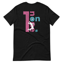 Load image into Gallery viewer, Pink Blue Retro Spiker Unisex T-Shirt