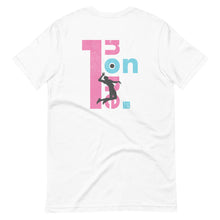 Load image into Gallery viewer, Pink Blue Retro Spiker Unisex T-Shirt