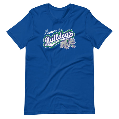 Churchill Bulldogs Volleyball Short-Sleeve Unisex T-Shirt