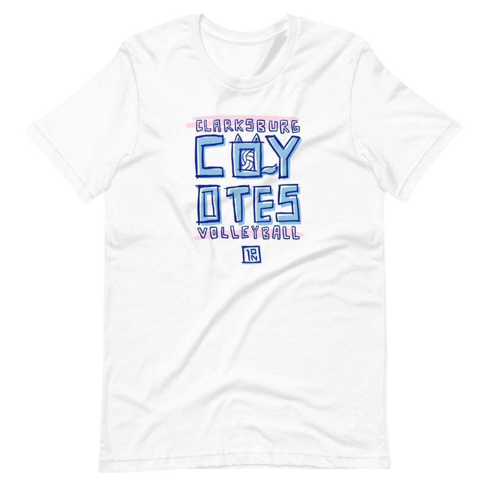 Coyotes Doodle Short-Sleeve Unisex T-Shirt