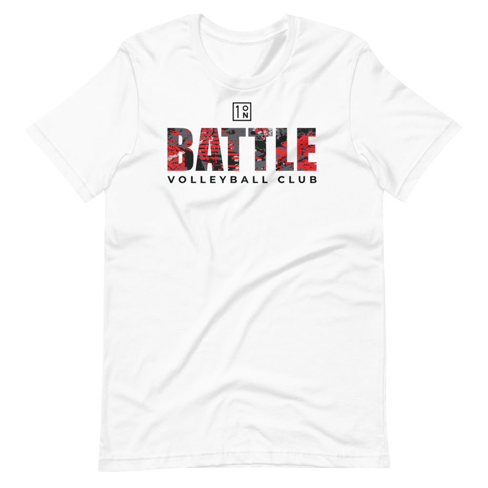Battle Short-Sleeve White Unisex T-Shirt